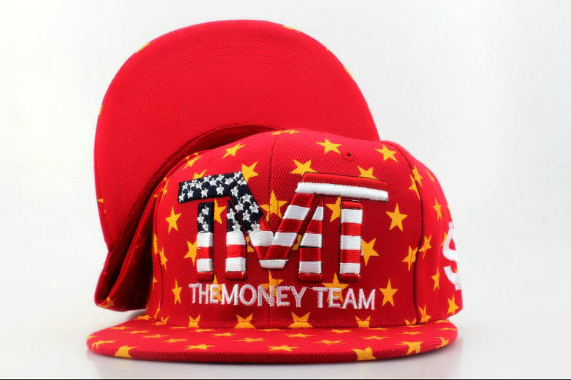 TMTThe Money Team Red Snapback Hat QH 0701